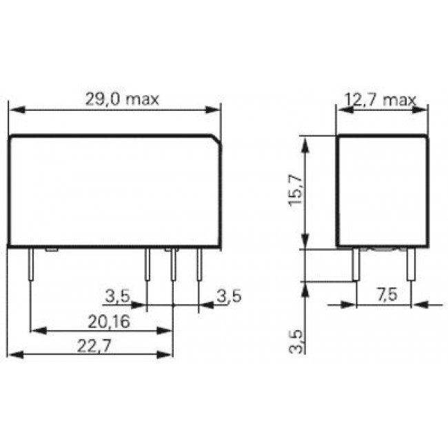 ΡΕΛΕ 24V DC 1 ΕΠΑΦΗΣ 12A