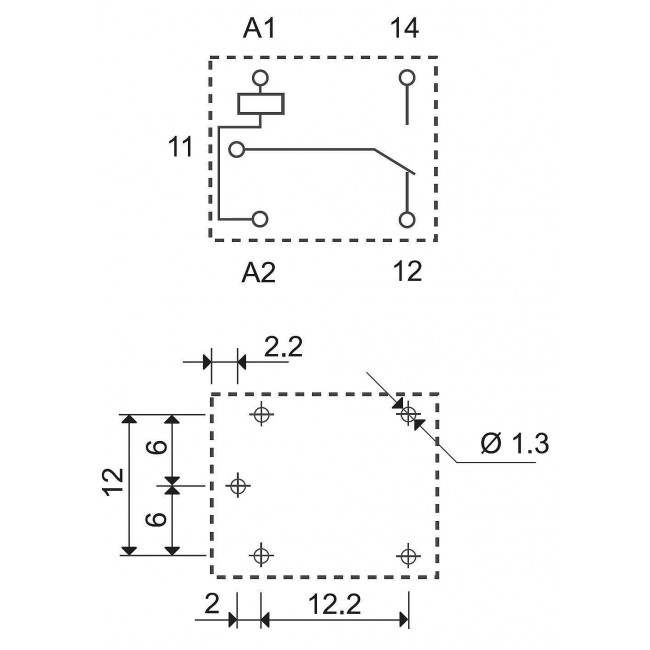 ΡΕΛΕ 24V DC 1 ΕΠΑΦΗΣ 10Α FINDER 36.11.9.024