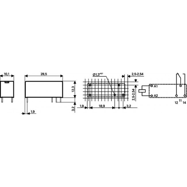 ΡΕΛΕ 24V DC 1 ΕΠΑΦΗΣ 8A RY211024