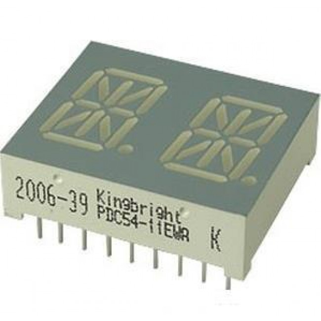 DISPLAY LED ΚΟΙΝΗΣ ΚΑΘΟΔΟΥ ΔΙΠΛΟ KOKKINO 13,5mm PDC54-11EWA