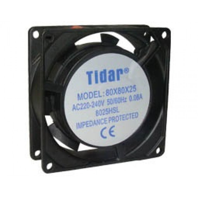 ΑΝΕΜΙΣΤΗΡΑΣ 220V 80x80x25mm ΜΕ ΡΟΥΛΕΜΑΝ