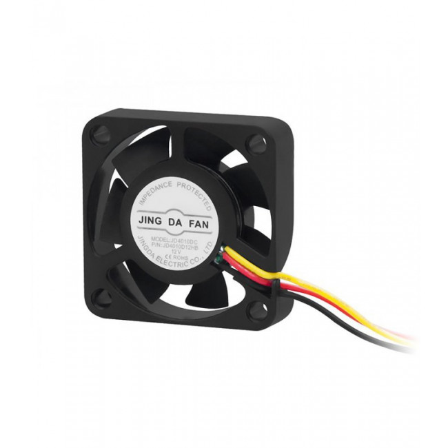 ΑΝΕΜΙΣΤΗΡΑΣ 12V 40x40x10mm ME ΤΡΙΑ ΚΑΛΩΔΙΑ ΚΑΙ ΡΟΥΛΕΜΑΝ