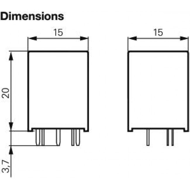 ΡΕΛΕ 12V DC 1 ΕΠΑΦΗΣ PB134012