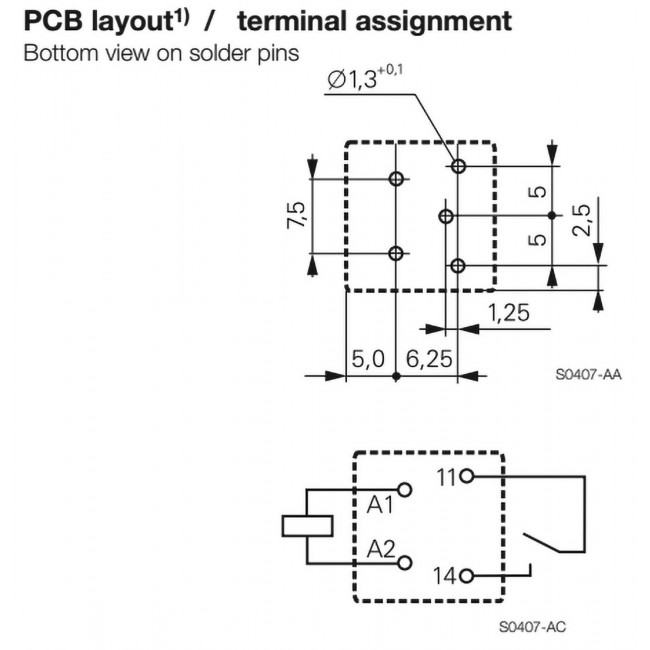 ΡΕΛΕ 12V DC 1 ΕΠΑΦΗΣ PB134012