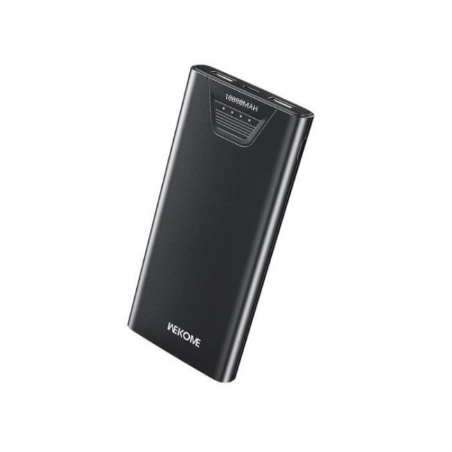 POWER BANK 10000mAh 12W USBx2 WK WP-101 ΜΑΥΡΟ