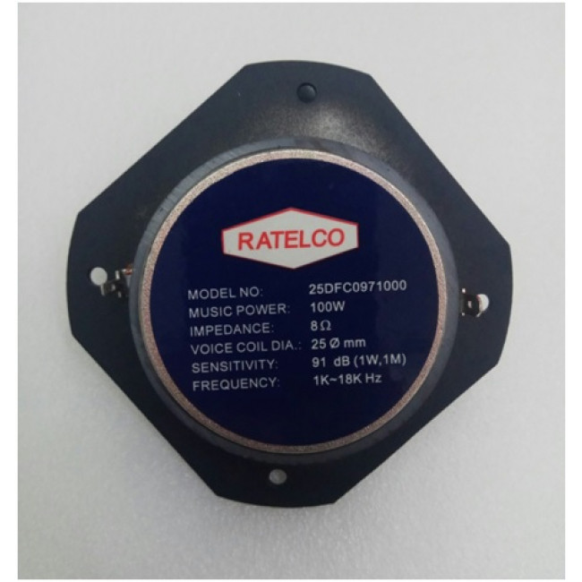 25DFC0971000 ΜΕΓΑΦΩΝΟ TWEETER 95X95mm