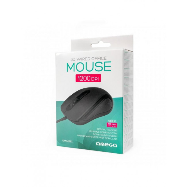 OM 441BC ΠΟΝΤΙΚΙ OPTICAL USB-C 1.5m OMEGA ΜΑΥΡΟ