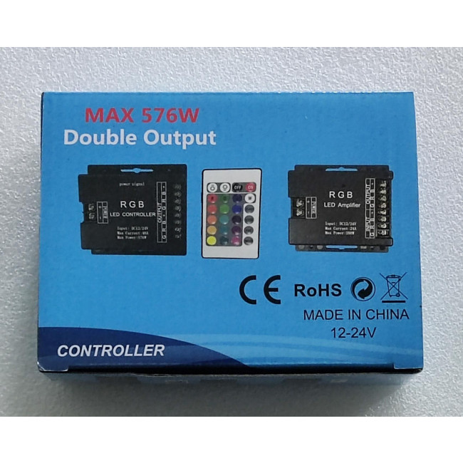 RGB CONTROLLER 12-24V MAX 576W