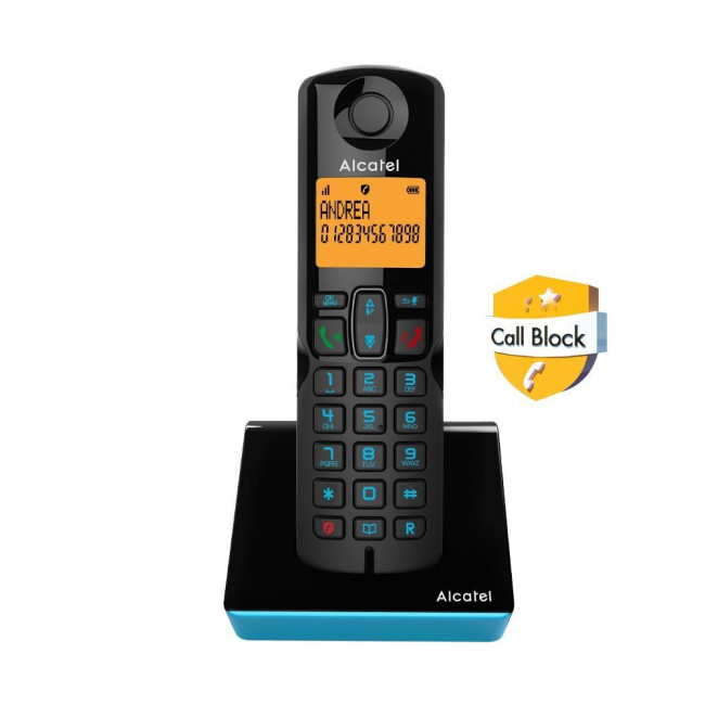 S 280 EWE ΑΣΥΡΜΑΤΟ ΤΗΛΕΦΩΝΟ ALCATEL ΜΑΥΡΟ/ΜΠΛΕ