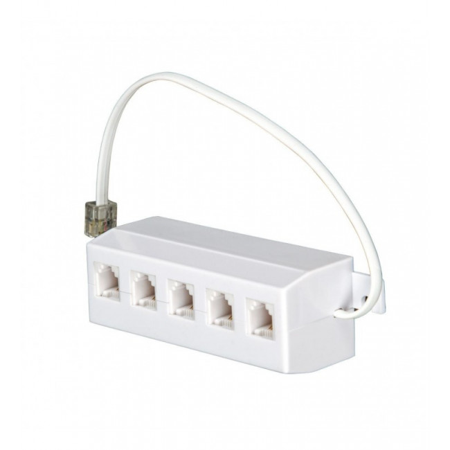 ΤΑΦ ΤΗΛΕΦΩΝΙΚΟ 1:5 ΑΡΣΕΝΙΚΟ - 5 ΘΥΛΗΚΑ RJ11 (6p4C) TA 1029