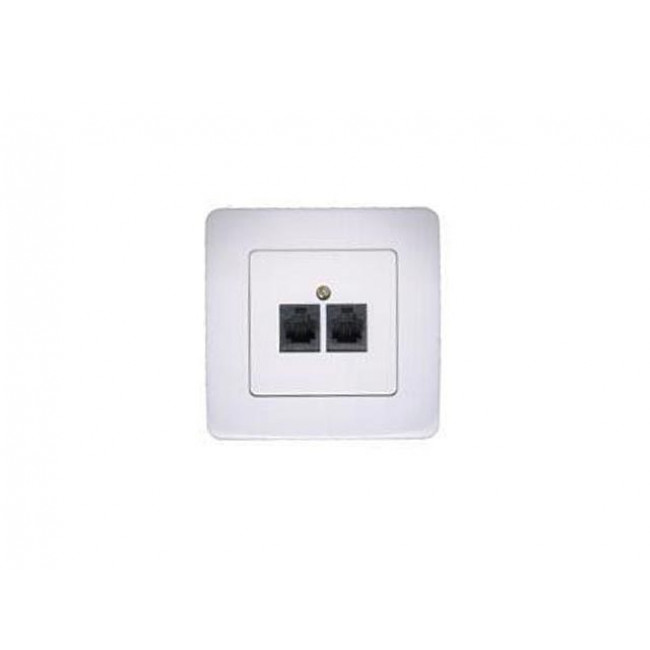 ΠΡΙΖΑ ΤΗΛΕΦΩΝΙΚΗ RJ11 (6p4C) ΧΩΝΕΥΤΗ ΔΙΠΛΗ TMS 24