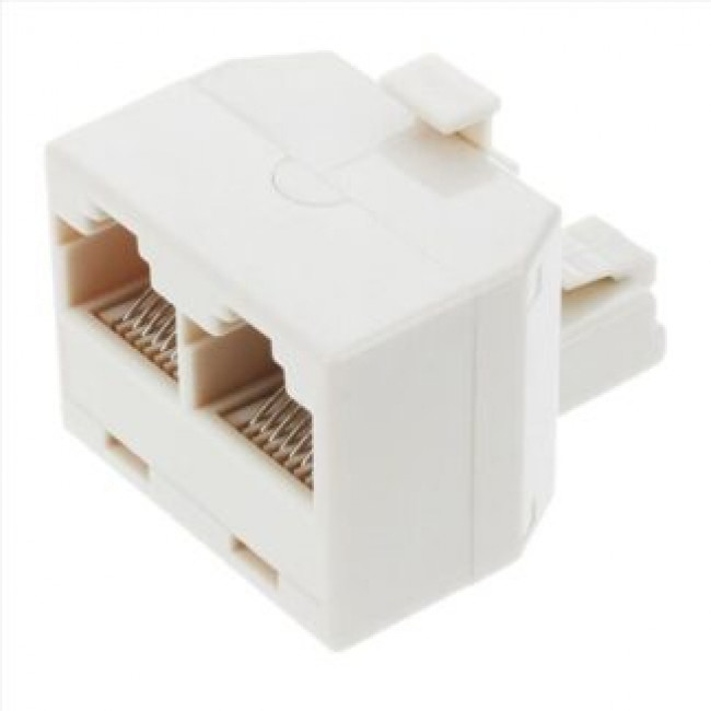 ΤΑΦ ΔΙΚΤΥΟΥ 1:2 ΑΡΣΕΝΙΚΟ - 2 ΘΗΛΥΚΑ RJ45 (8P8C) TA 1012