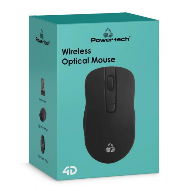 PT 1076 ΠΟΝΤΙΚΙ ΑΣΥΡΜΑΤΟ 2200DPI ΜΑΥΡΟ