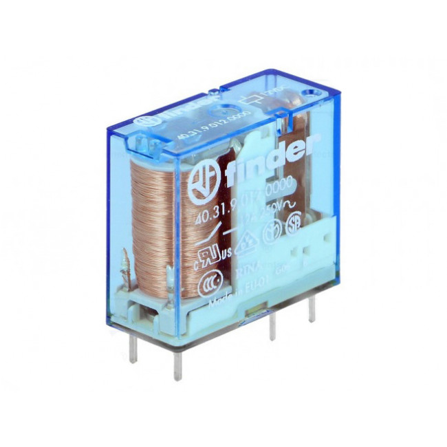 ΡΕΛΕ 12V DC 1 ΕΠΑΦΗΣ 10A FINDER 40.31.9.012