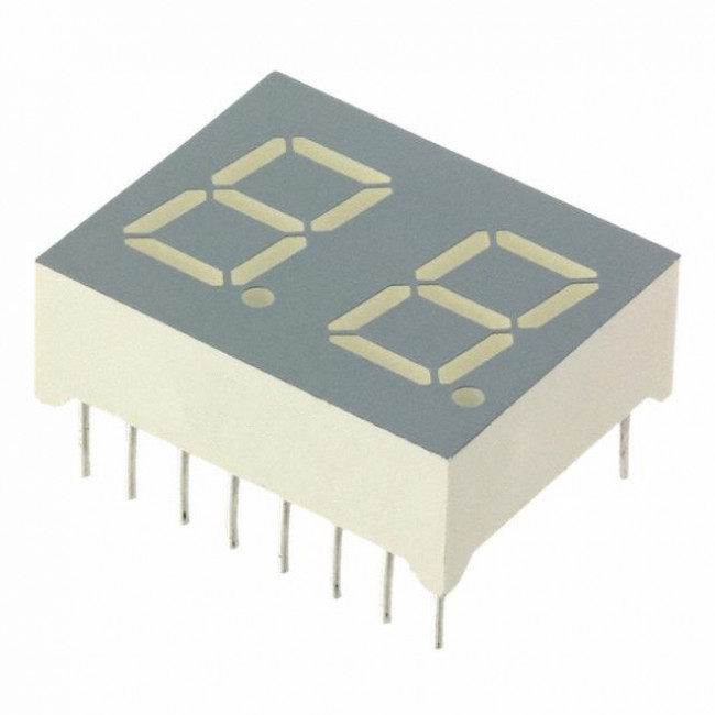 DISPLAY LED  ΚΟΙΝΗΣ ΑΝΟΔΟΥ. 10mm ΚΟΚΚΙΝΟ ΔΙΠΛΟ 7 SEGMENT DA04-11EWA