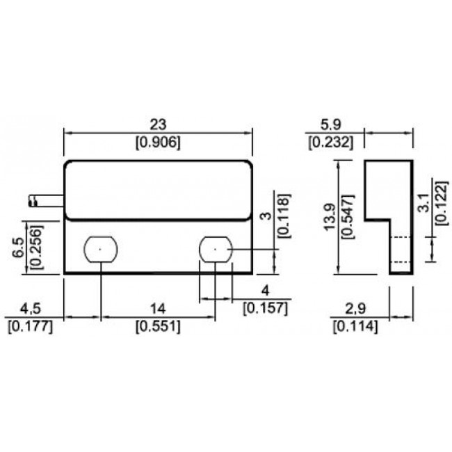 MK04 ΜΑΓΝΗΤΙΚΗ ΕΠΑΦΗ MINI NORMALLY OPEN - NORMALLY CLOSED