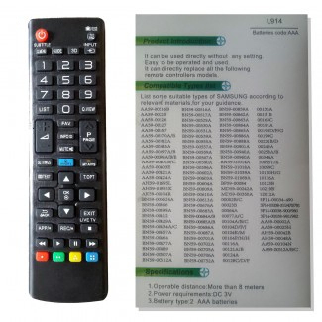 L914 UNIVERSAL ΤΗΛΕΧΕΙΡΗΣΤΗΡΙΟ ΤΥΠΟΥ LG