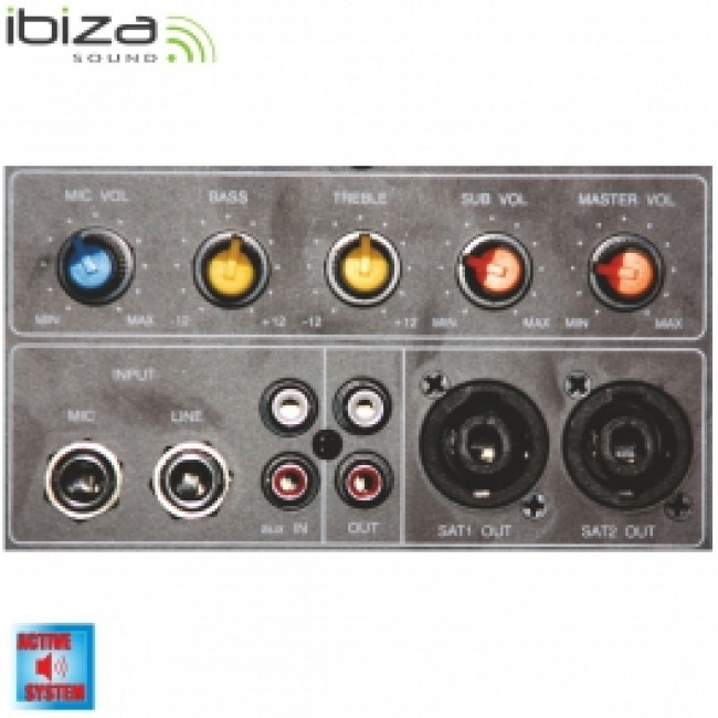 SUB 15A ΑΥΤΟΕΝΙΣΧΥΟΜΕΝΟ SUBWOOFER 15" 800W 8Ω