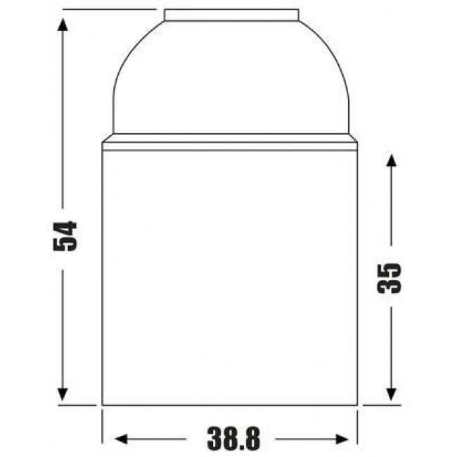 ΝΤΟΥΙ ΚΑΛΩΔΙΟΥ E27 ΜΑΥΡΟ ΠΛΑΣΤΙΚΟ