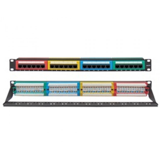 PATCH PANEL 24 ΕΠΑΦΩΝ CAT6 1U LANCOM