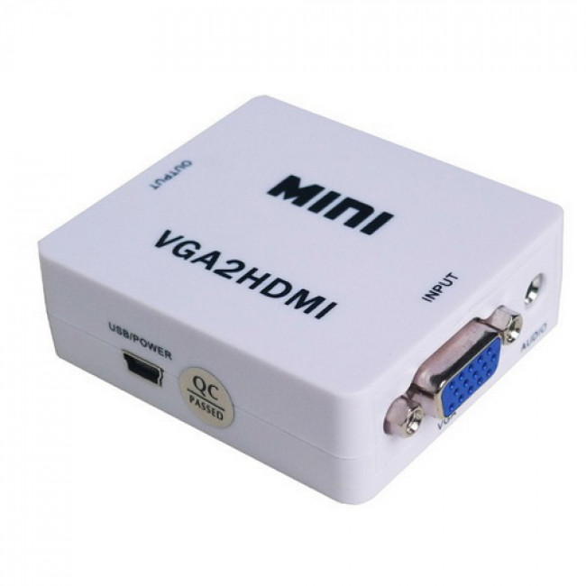 ΜΕΤΑΤΡΟΠΕΑΣ VGA ΣΕ HDMI ME ΗΧΟ  (VGA2HDMI)