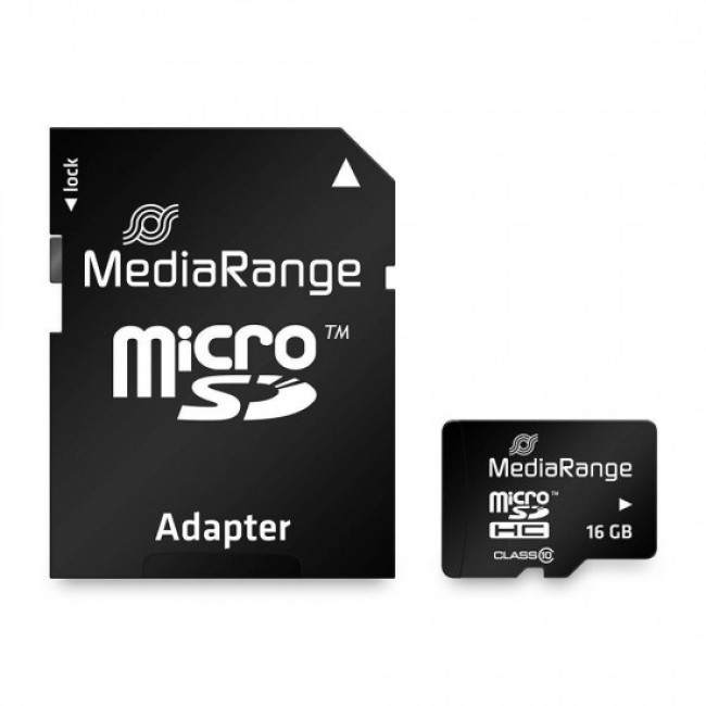 ΚΑΡΤΑ ΜΝΗΜΗΣ MICRO SD 16GB C10 MEDIARANGE