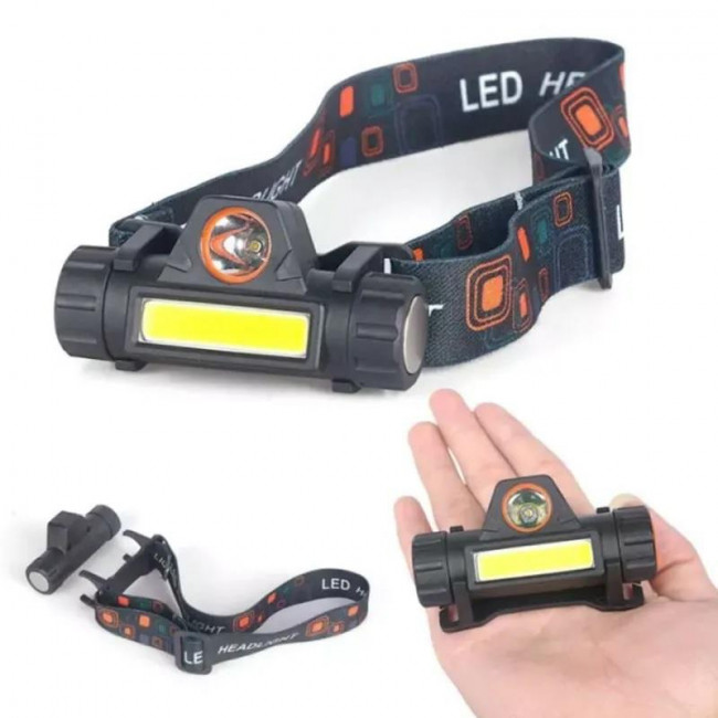 ΦΑΚΟΣ ΚΕΦΑΛΗΣ ΕΠΑΝΑΦΟΡΤΙΖΟΜΕΝΟΣ ΜΕ 1 LED XPE & 1 COB LED