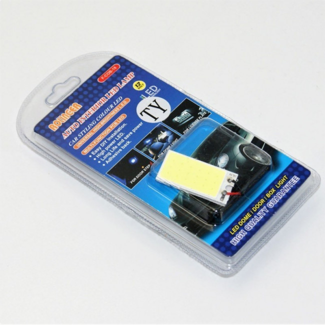 LED F-COB-18 12V ΓΕΝΙΚΗΣ ΧΡΗΣΕΩΣ 2X4cm