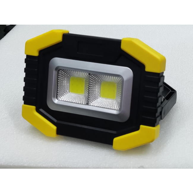 ΦΑΚΟΣ ΕΡΓΑΣΙΑΣ ΕΠΑΝΑΦΟΡΤΙΖΟΜΕΝΟΣ ΜΕ 2 COB LED ΜΠΡΟΣΤΑ ΚΑΙ ΕΝΑ LED ΣΤΟ ΠΛΑΙ ΚΑΙ ΗΛΙΑΚΟ ΠΑΝΕΛ