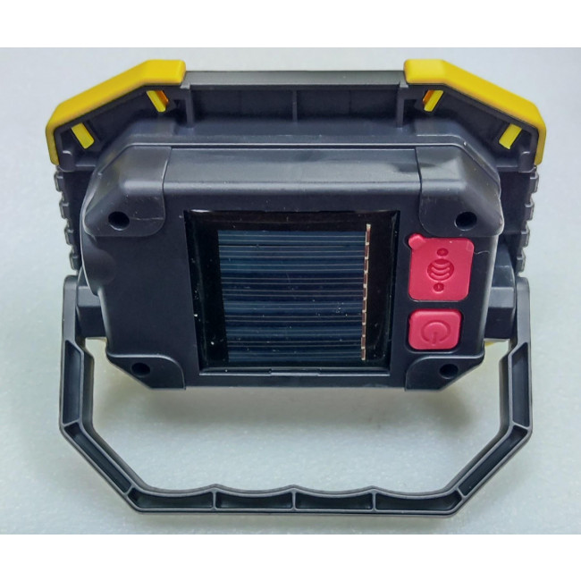 ΦΑΚΟΣ ΕΡΓΑΣΙΑΣ ΕΠΑΝΑΦΟΡΤΙΖΟΜΕΝΟΣ ΜΕ 2 COB LED ΜΠΡΟΣΤΑ ΚΑΙ ΕΝΑ LED ΣΤΟ ΠΛΑΙ ΚΑΙ ΗΛΙΑΚΟ ΠΑΝΕΛ