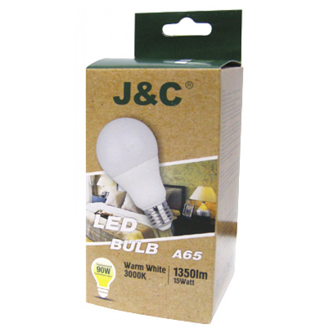 15W ΛΑΜΠΑ LED E27 2700k ΘΕΡΜΟ