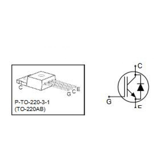 SKP 15N60 IGPT TRANSISTOR 600V 15A TO220AB