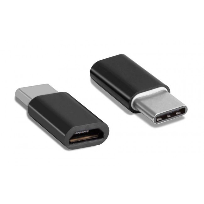 USB TYPE-C ΑΡΣΕΝΙΚΟ - USB MICRO ΘΗΛΥΚΟ ΑΝΤΑΠΤΟΡΑΣ