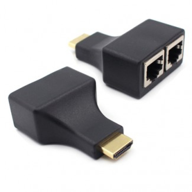 HDMI ΠΡΟΕΚΤΑΣΗ 30m ΜΕΣΩ 2xUTP CAT5e/6