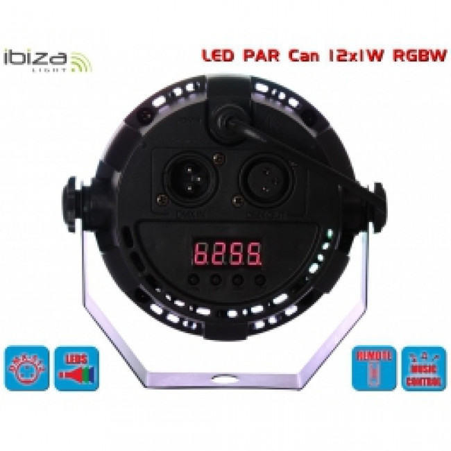PAR MINI RGB LED ΦΩΤΟΡΥΘΜΙΚΟ