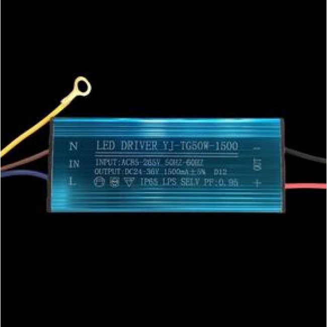 LED DRIVER 50W ΓΙΑ ΠΡΟΒΟΛΕΑ 230V OUT 247-36VDC