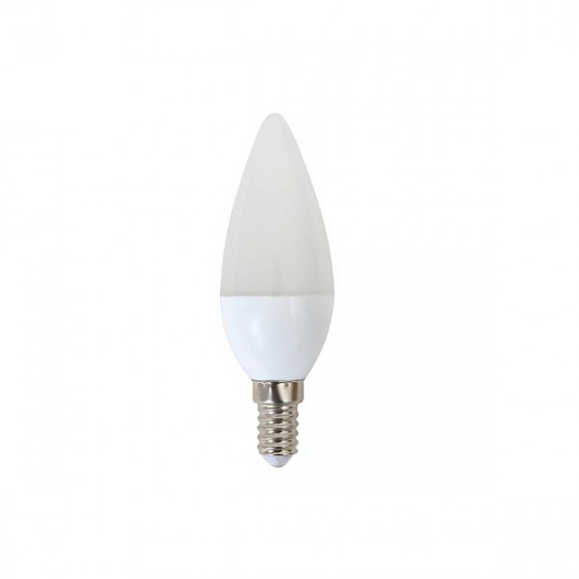 5W ΛΑΜΠΑ LED E14 ΚΕΡΙ 6000K ΨΥΧΡΟ ΛΕΥΚΟ 280° 400 lm