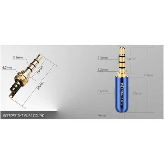 ΦΙΣ ΚΑΡΦΙ 3.5mm 4 ΠΟΛΩΝ ΑΡΣENIKO ΣΤΕΝΟ ΕΠΙΧΡΥΣΟ