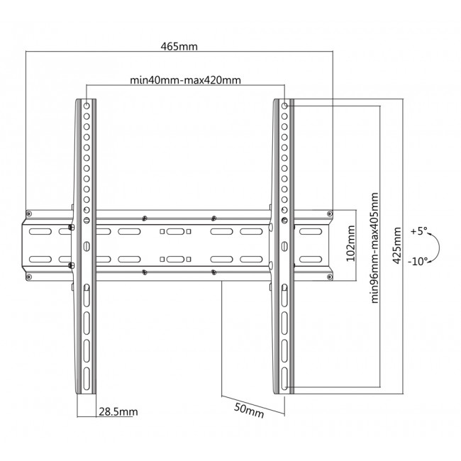 KL 25 44Τ ΒΑΣΗ ΓΙΑ LCD 32"-55"
