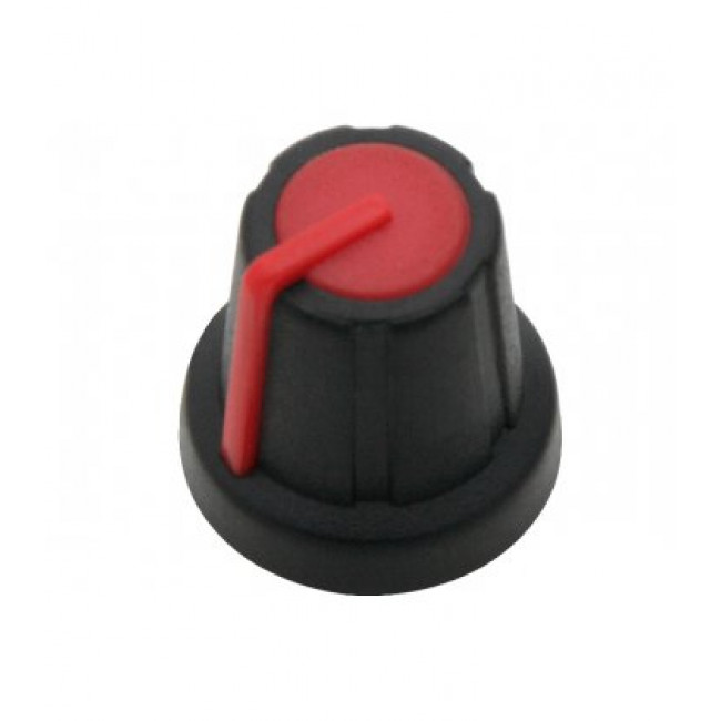 ΚΟΥΜΠΙ ΠΛΑΣΤΙΚΟ ΚΟΥΜΠΩΤΟ ΓΙΑ ΑΞOΝΑ 6mm ΜΑΥΡΟ - ΚΟΚΚΙΝΟ
