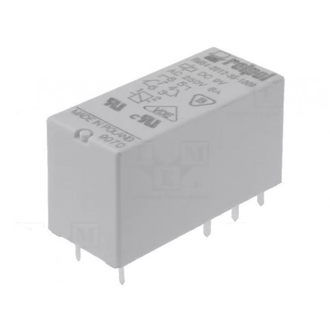 ΡΕΛΕ 9V DC 2 ΕΠΑΦΩΝ (DPDT) 8A /250VAC RM84-2012 RELPOL