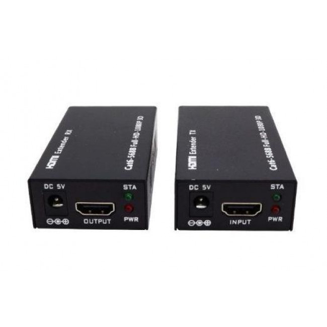 HDMI ΠΡΟΕΚΤΑΣΗ 60m ΜΕΣΩ 1xUTP CAT5e/6