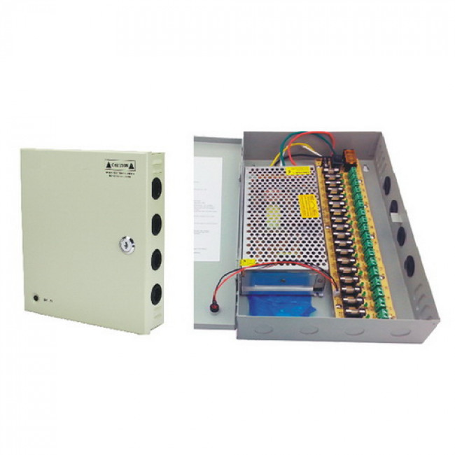 ΤΡΟΦΟΔΟΤΙΚΟ 12V 20A SWITCHING 18 ΕΞΟΔΩΝ