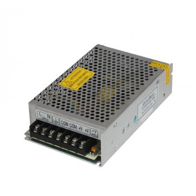 ΤΡΟΦΟΔΟΤΙΚΟ SWITCHING 12V 12.5A 150W ΜΕΤΑΛΛΙΚΟ