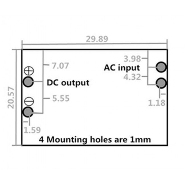 ΤΡΟΦΟΔΟΤΙΚΟ MODULE 220V AC TO DC 12V  0.4A