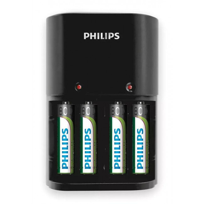 ΦΟΡΤΙΣΤΗΣ ΜΠΑΤΑΡΙΩΝ ΑΑ & ΑΑΑ + 4xAAA PHILIPS