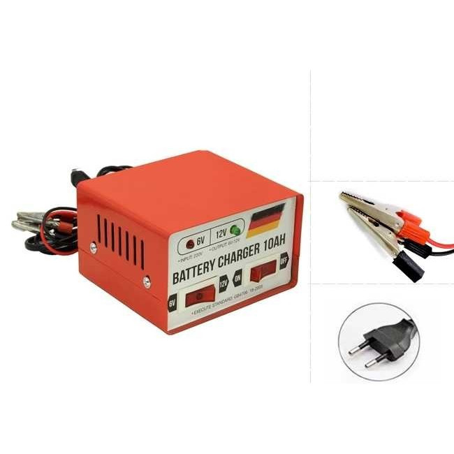 ΦΟΡΤΙΣΤΗΣ ΜΠΑΤΑΡΙΩΝ ΜΟΛΥΒΔΟΥ 6V Ή 12V ΜΑΧ 10A