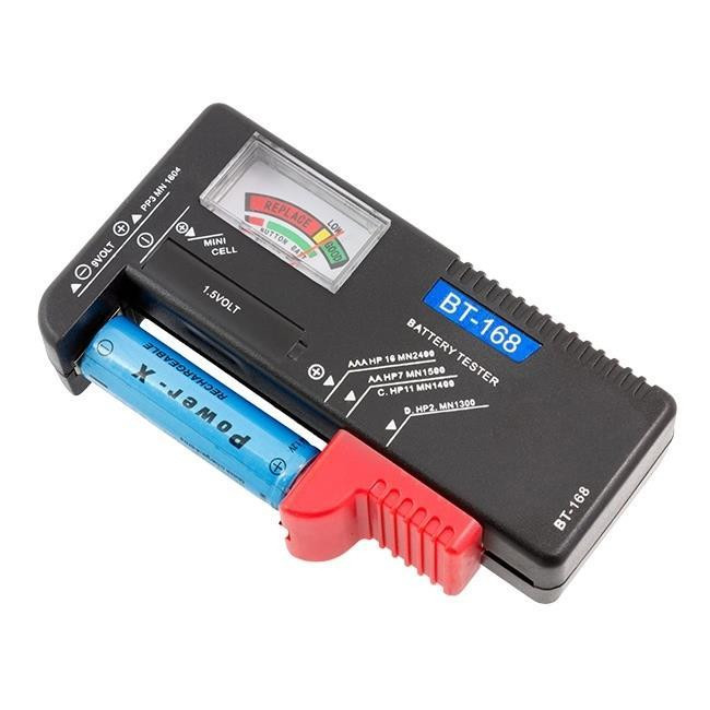 TESTER ΜΠΑΤΑΡΙΩΝ ΑΝΑΛΟΓΙΚΟ BT-168