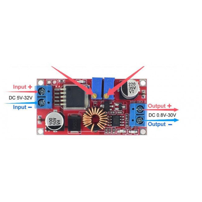 STEP DOWN MODULE IN 5-32V OUT 0.8-30V 3A ΡΥΘΜΙΖΟΜΕΝΟ