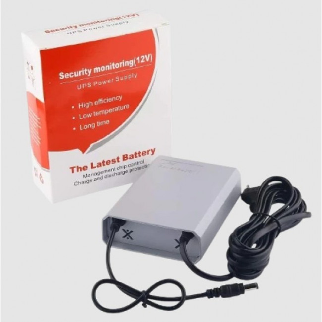 UPS MINI 12V 2A 25W  ΜΕ ΤΡΕΙΣ ΜΠΑΤΑΡΙΕΣ Li-ion 1200mAh